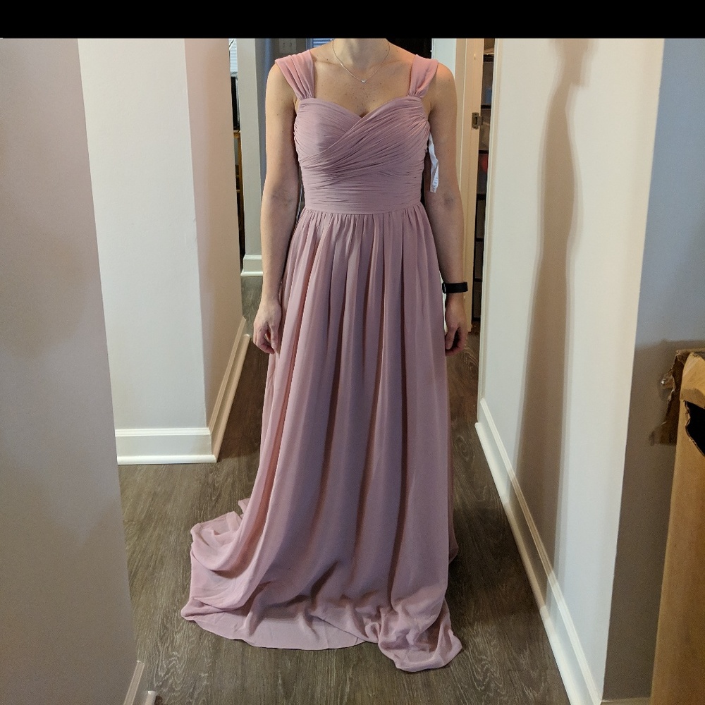 Azazie Zapheira Size 4 Dusty Rose *NEW WITH TAGS*